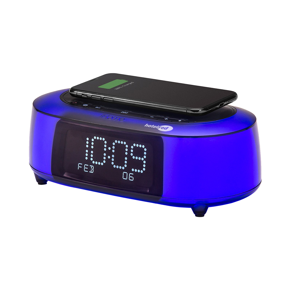 Brand New Factory Sealed!!! iHome iBTW23 Qi Charging Bluetooth Alarm Clock 