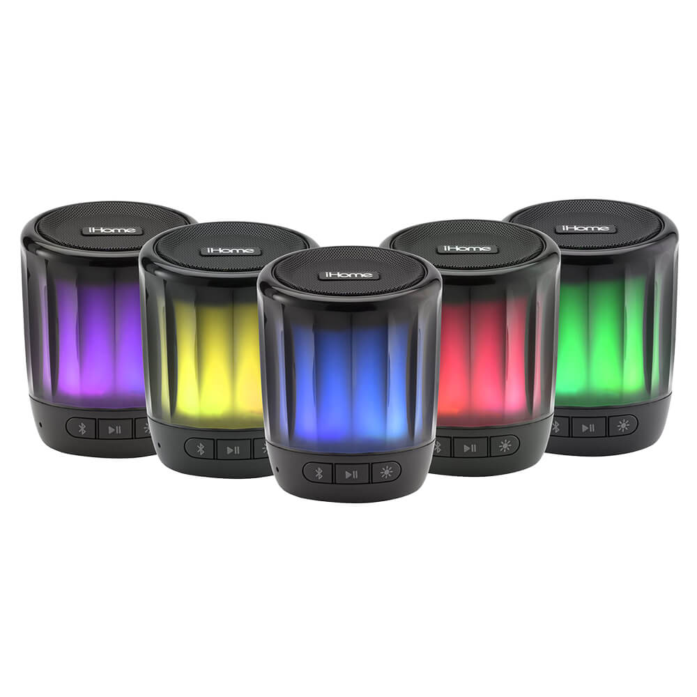 iHome PlayGlow Mini Portable Bluetooth Speaker HG