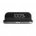 iHome iW18 Compact Alarm Clock with Qi Wireless Charging and USB Charging