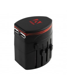 Froid Universal Travel Adapter with 2 USB Ports